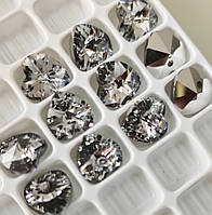 Хрустальні підвіски серце Preciosa (Чехія) 10 мм, Crystal F