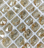 Хрустальні підвіски серце Preciosa (Чехія) 10 мм, Crystal Honey