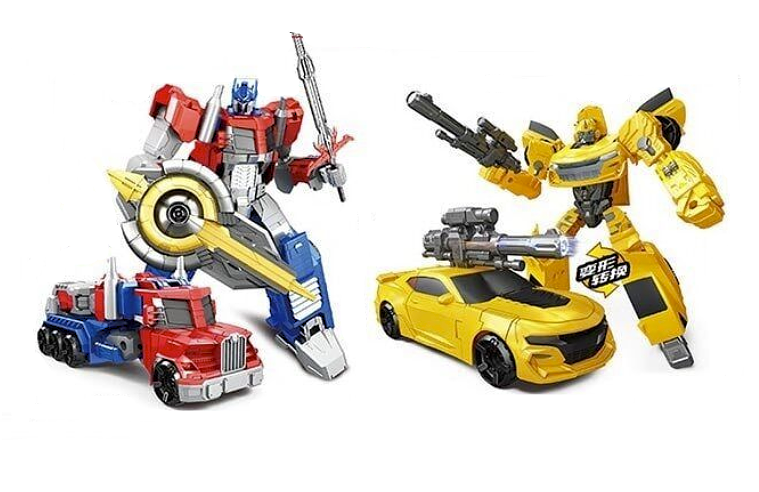 Трансформер 056 AUTOBOT WARRIOR 2 види зі зброєю від 3х років, фото 1