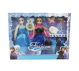 Ляльки принцеси Холодне серце 1931 Q2 з аксесуарами та одягом,2 шт.