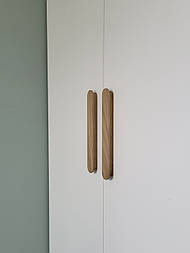 Меблева ручка з дерева овальна / 500*40 мм