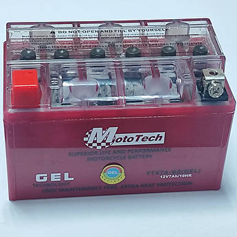 Акумулятор 12V 7Ah UTX7A-BS (GEL) MotoTech 2024 рік