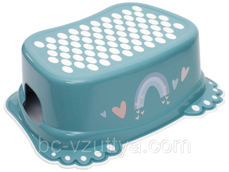 Сходинки дитячі антиковзкі у ванну METEO turquoise