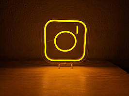 Неоновий світильник Інстаграм 200х200 acr-n000032