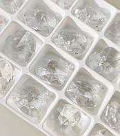 Хрустальні підвіски серце Preciosa (Чехія) 14 мм, Crystal