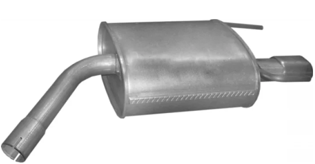 Глушник Opel Vectra C 02-09 Polmostrow задній правий HB SDN (2.0/3.2/2.2) SPORT, фото 1