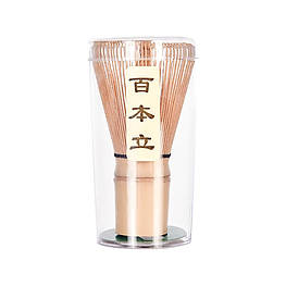 Вінчик із білого бамбука AL45231 для приготування чаю матча Часен Чашен 100 ворсинок