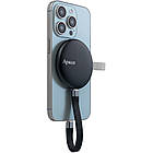 Зовнішній SSD накопичувач USB 512GB Apacer Magnetic Portable AS725 Black (AP512GAS725B-1), фото 4