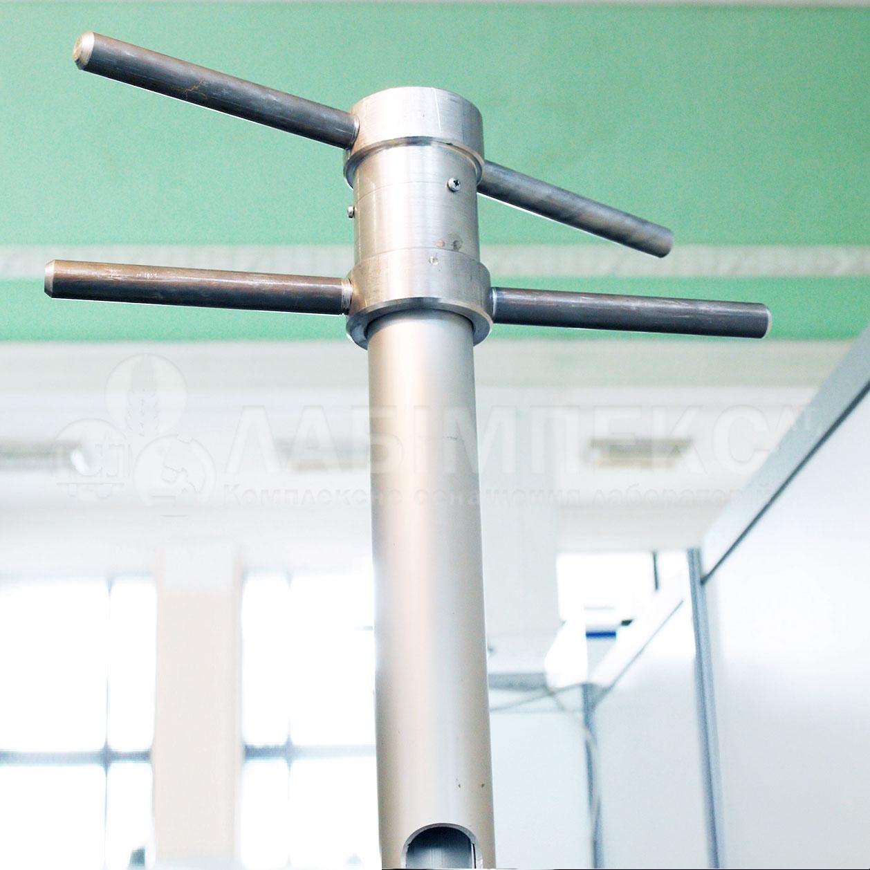 Пробовідбірник макухи ручний 2.2 м (н/ж сталь) з подвійними ручками, фото 1