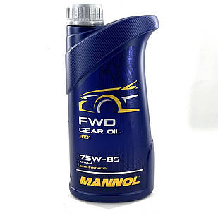 Масло напівсинтетиче редуктора квадроцикла Mannol FWD 75W-85 GL-4 1L