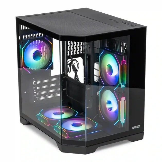 Корпус QUBE CRYSTAL ARGB Black (CRYSTAL_GBNU3)