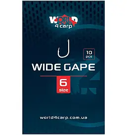 Гачки коропові, гачки W4C Wide Gape #6