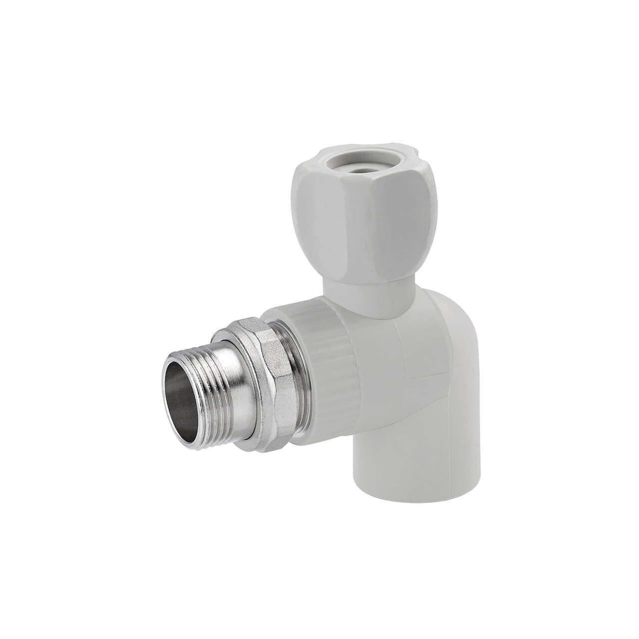 Кран радіаторний кутовий PPR Baux 20х1/2"