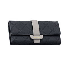 Жіночий гаманець Prettyzys PT18-989 Black клатч із пряжкою повсякденний