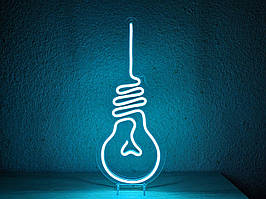 Неоновий світильник Лампочка на дроті 180х430 acr-n000050