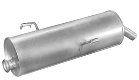 Глушник Peugeot 206 98-09 Polmostrow задній HB (1.1/1.4/1.6)