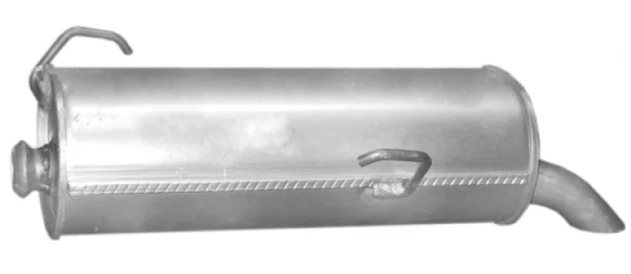 Глушник Peugeot 206 04-09 Polmostrow задній HB (1.4 D), фото 1