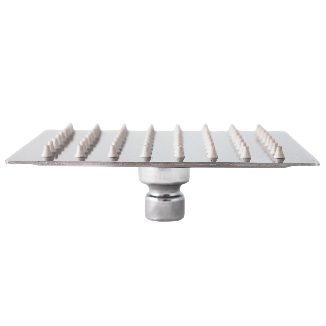 Лійка стельова тропічний душ Ango А-808 Ultra Slim 150 х 200 мм прямокутна нержавіюча сталь, фото 1