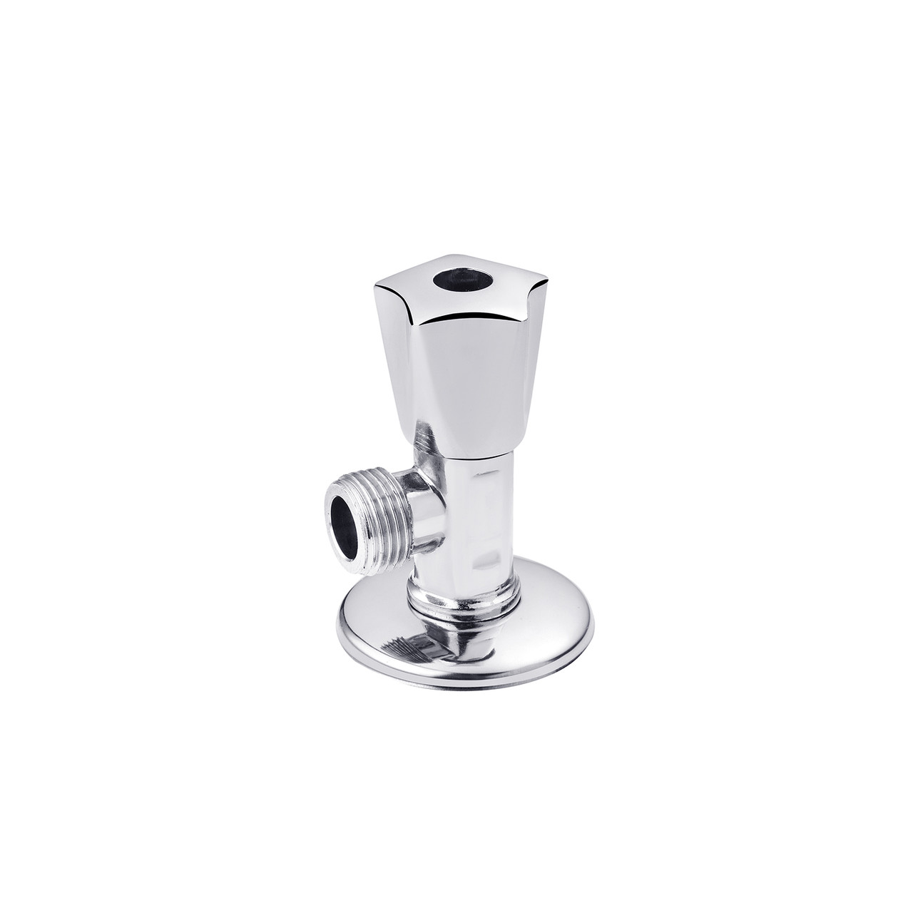 Кран приладовий для під'єднання Karro 1/2"х1/2" НН хромований KR-3125