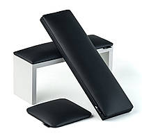 Підлокітники набір для манікюру 3в1 чорно-білий Eco Stand Set wood brown