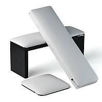 Підлокітники набір для манікюру 3в1 біло чорний Eco Stand Set wood brown