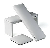 Підлокітники набір для манікюру 3в1 білий Eco Stand Set wood brown