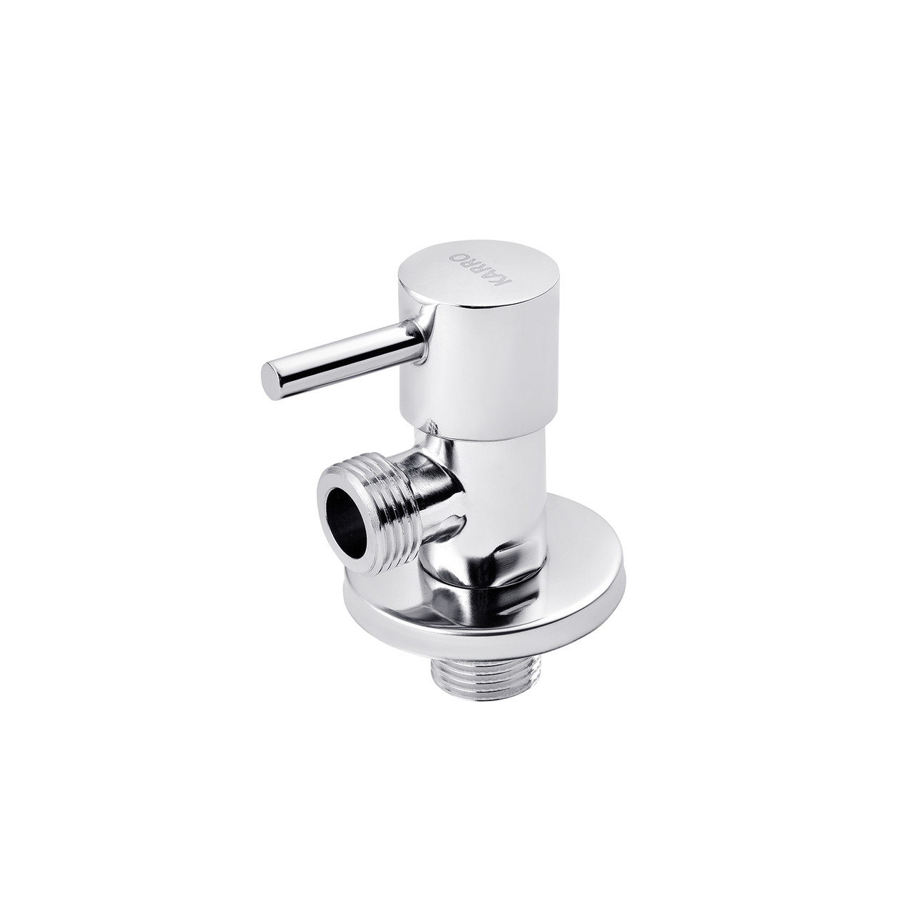 Кран приладовий для під'єднання Karro 1/2"х1/2" НН хромований KR-3110