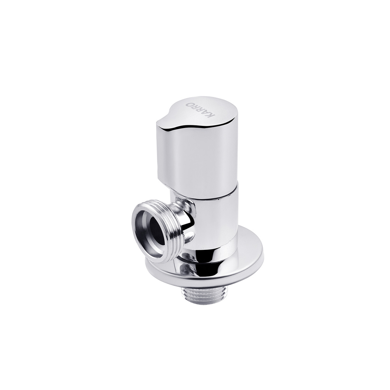 Кран приладовий для під'єднання Karro 1/2"x3/4" НН хромований KR-3120 New