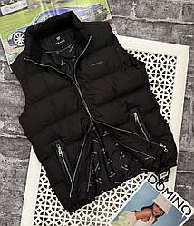 Чоловіча жилетка Tom Ford чорна тепла брендова жилетка люкс якість