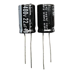 22uF 400V конденсатор електролітичний ( 105° ) 13*20 CS /NICHICON