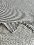 Плед покривало косичка комбінована, 100% cotton, колір: світло- сірий (Розміри і кольори в асортименті), фото 9