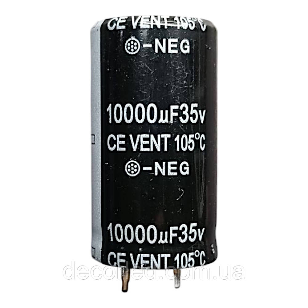 10000uF 35V конденсатор електролітичний ( 105° ) 22*41 /CE, фото 1