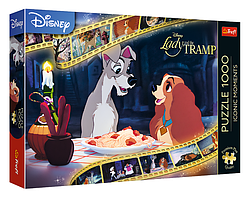 Пазли Premium Знакові моменти. Закохані собачки. Iconic Moments. Lady and the Tramp (1000 ел.) 10830 (Trefl)