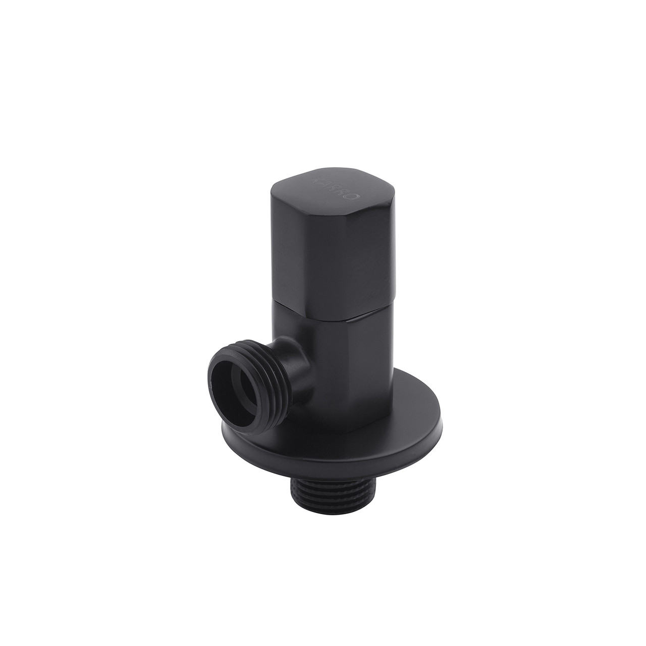 Кран приладовий для під'єднання Karro 1/2"х1/2" НН чорний KR-3123-1B