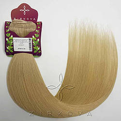 Натуральне Слов'янське Волосся на Заколках 55-60 см 110 грам, Блонд №22B