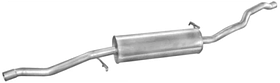 Резонатор Ford Galaxy 00-06 Polmostrow середній (1.9 D/2.0 D)