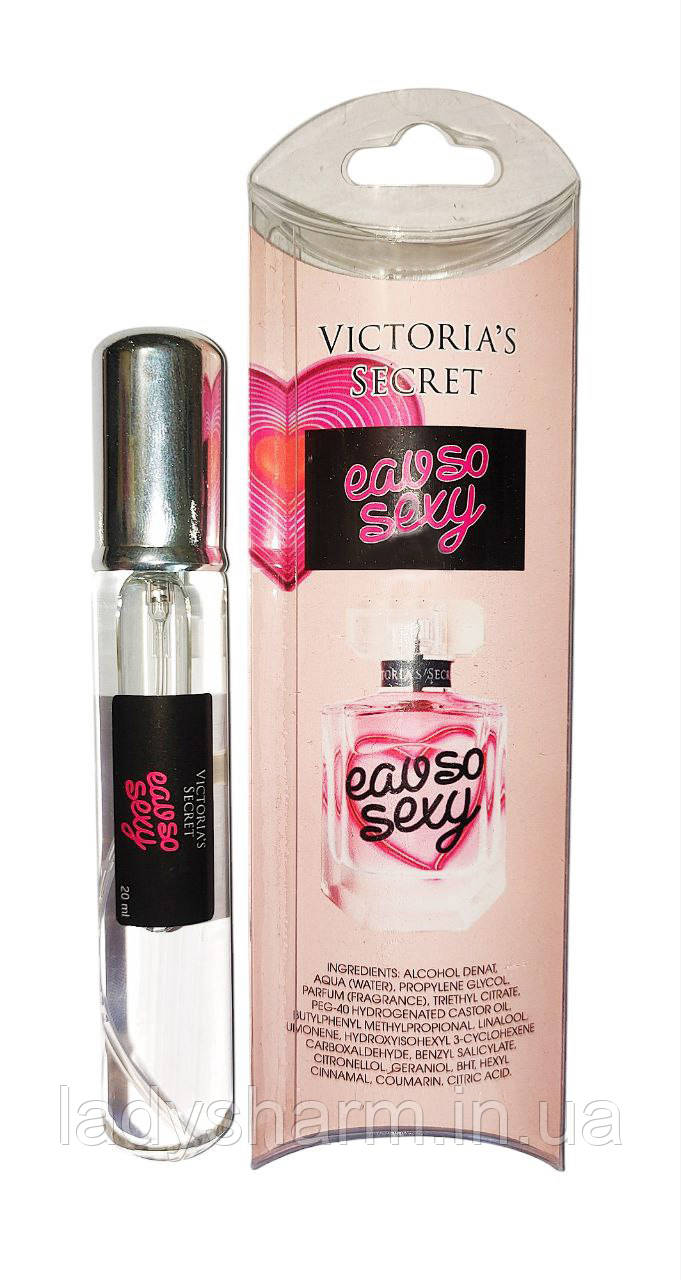Жіночі мініпарфуми VicTOria's Secret Eau so Sexy ( Вікторія Сікрет зі сексі), 20 мл, фото 1