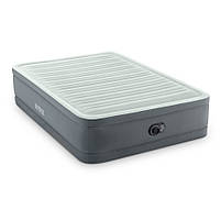 Надувне ліжко полуторне 64904 Intex (137х191х46 см) вбудований електричний насос