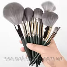 Набір пензлів для макіяжу (комплект/14 шт.), фото 4