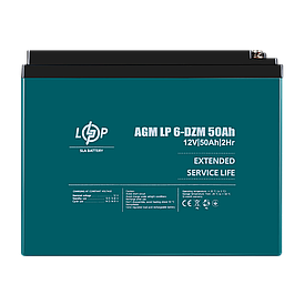 Тяговий свинцево-кислотний AGM акумулятор LP 6-DZM-50 Ah