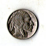 США 5 центів, 1936 рік Buffalo Nickel БУФАЛО №2665, фото 3