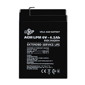 Акумулятор AGM LPM 6V - 4.5 Ah