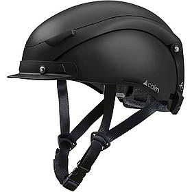 Велошлем Cairn Matris Mat Black, складний, легкий, з захисним козирком і вентиляцією.