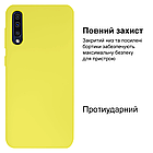 Чохол Silicone case для Samsung A50 (10) Flash лимонний, фото 2