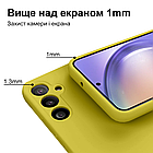 Чохол Silicone case для Samsung A50 (10) Flash лимонний, фото 6