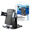 Гравітаційний автотримач для смартфона самозатискний з клейкою основою тримач на панель 4.5-7 дюймів, фото 5