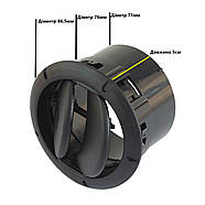 Решітка повітроводу торпеди дефлектор Renault Master 3 2010–2023 срібло (8200212480), фото 3