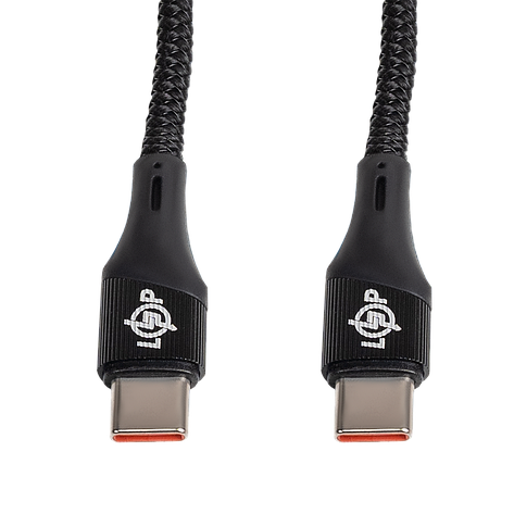 Кабель LP USB 3.0 Type-C to Type-C 100W зі швидкою зарядкою (PD) 1м C1001MC3, фото 1