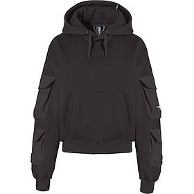 Толстовка Rehall Cargi W для жінок з капюшоном, графітова, L, 4 кишені