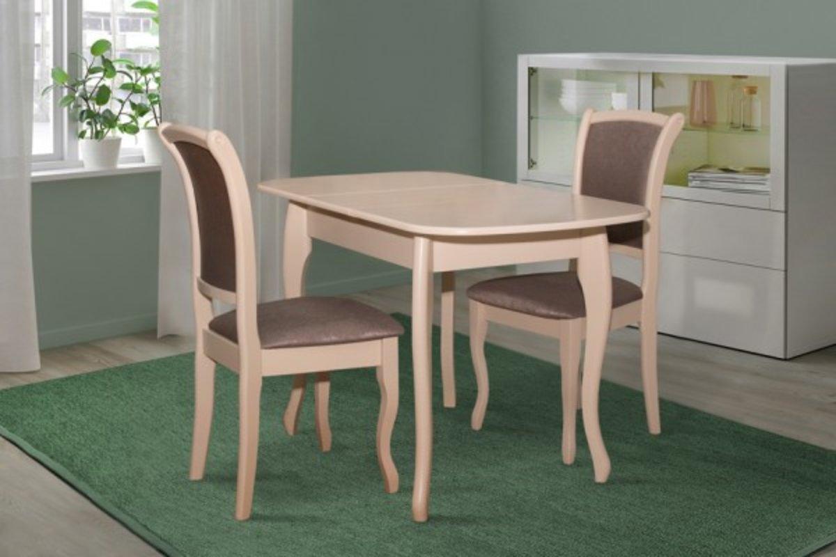 Стіл обідній Кантрі 93-123 см (бежевий), фото 1